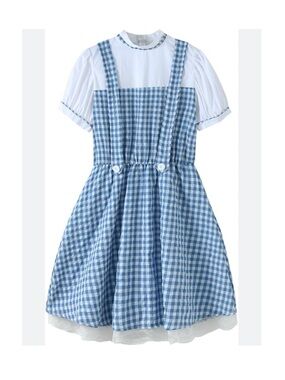THE WIZARD OF OZ Dorothy blue Halloween costume dress